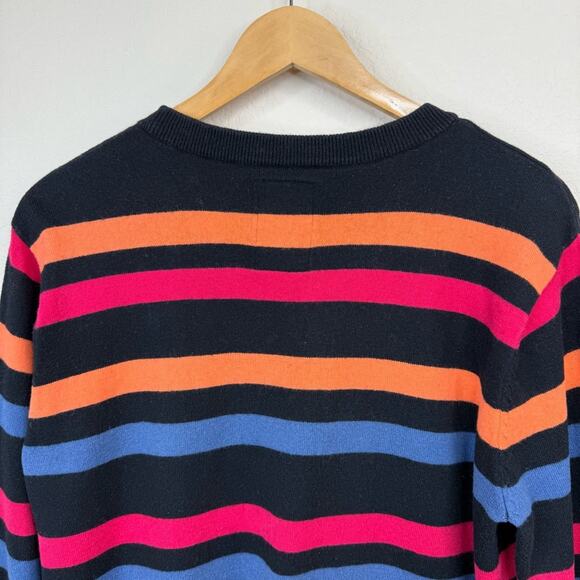 BURTON Men’s Sz M Cotton/Wool Striped Multicolor Long Sleeves Outdoor Sweater - Picture 4 of 13